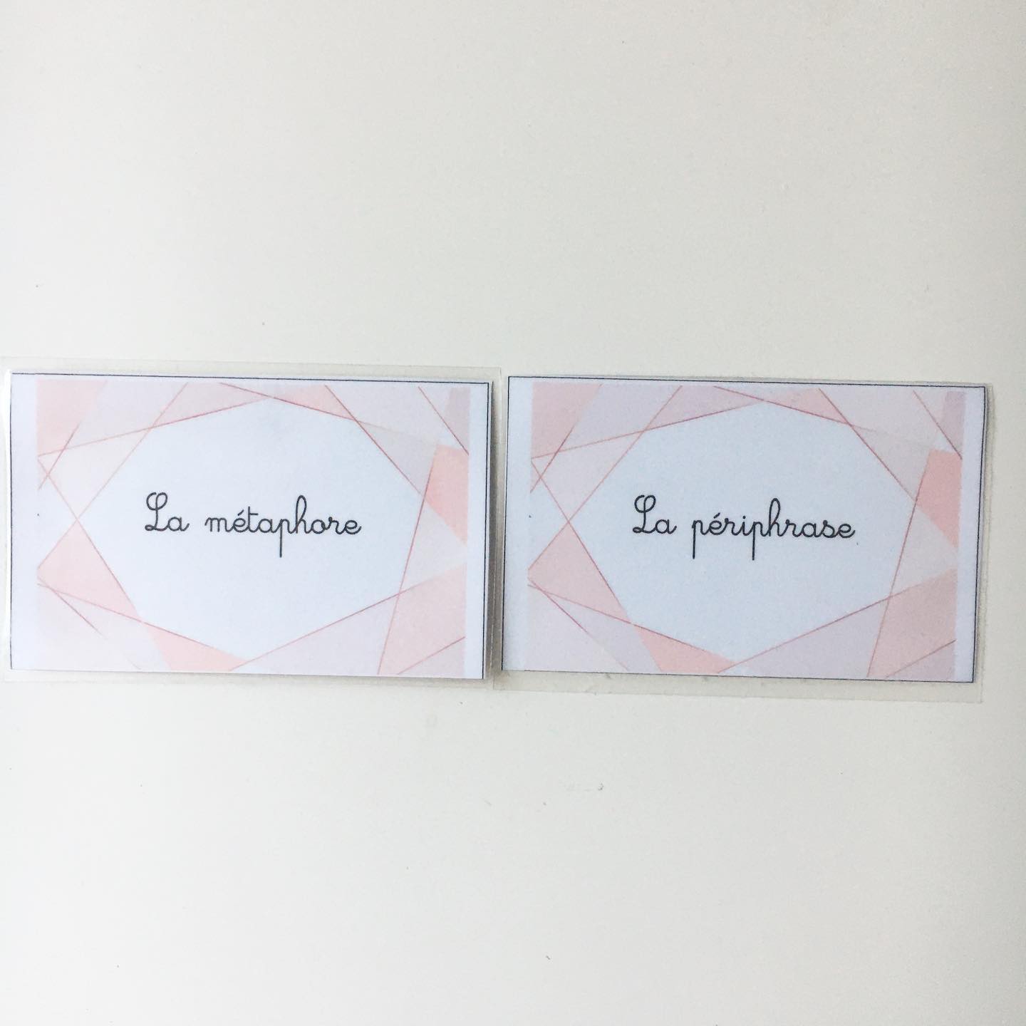Flashcards Figures De Style Ma tresse Aux Lunettes
