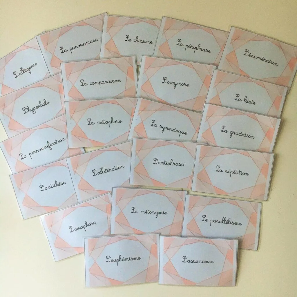 flashcards figure de style pour le crpe